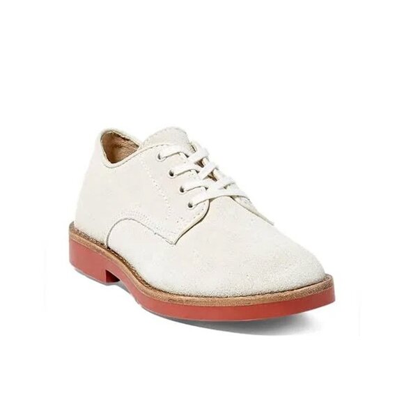 Boys brand new in box Ralph Lauren white buc shoes - Picture 1 of 9